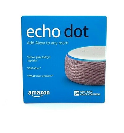  Echo Dot (3rd Gen), Charcoal with Sengled Bluetooth Color bulb