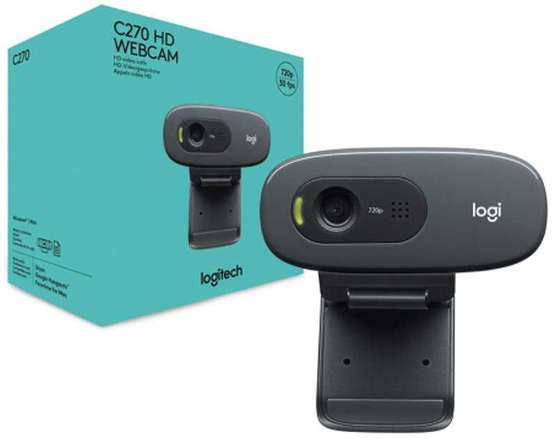 Webcam Logitech C270 HD.   Tienda de Informatica y Tecnologia  Gamer